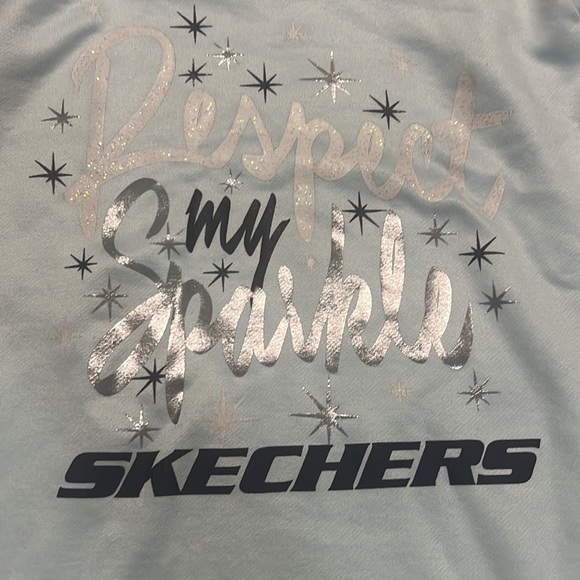 Respect my Sparkle sweater! Girls size 14/16 - Picture 2 of 4
